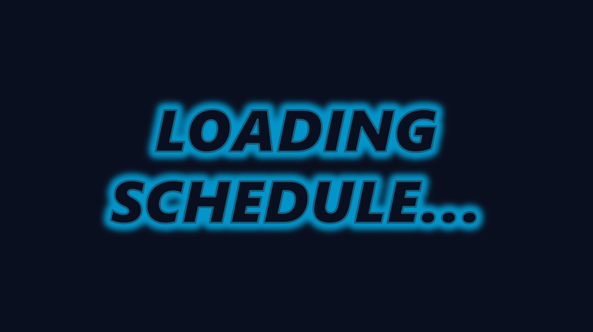 Loading schedule...